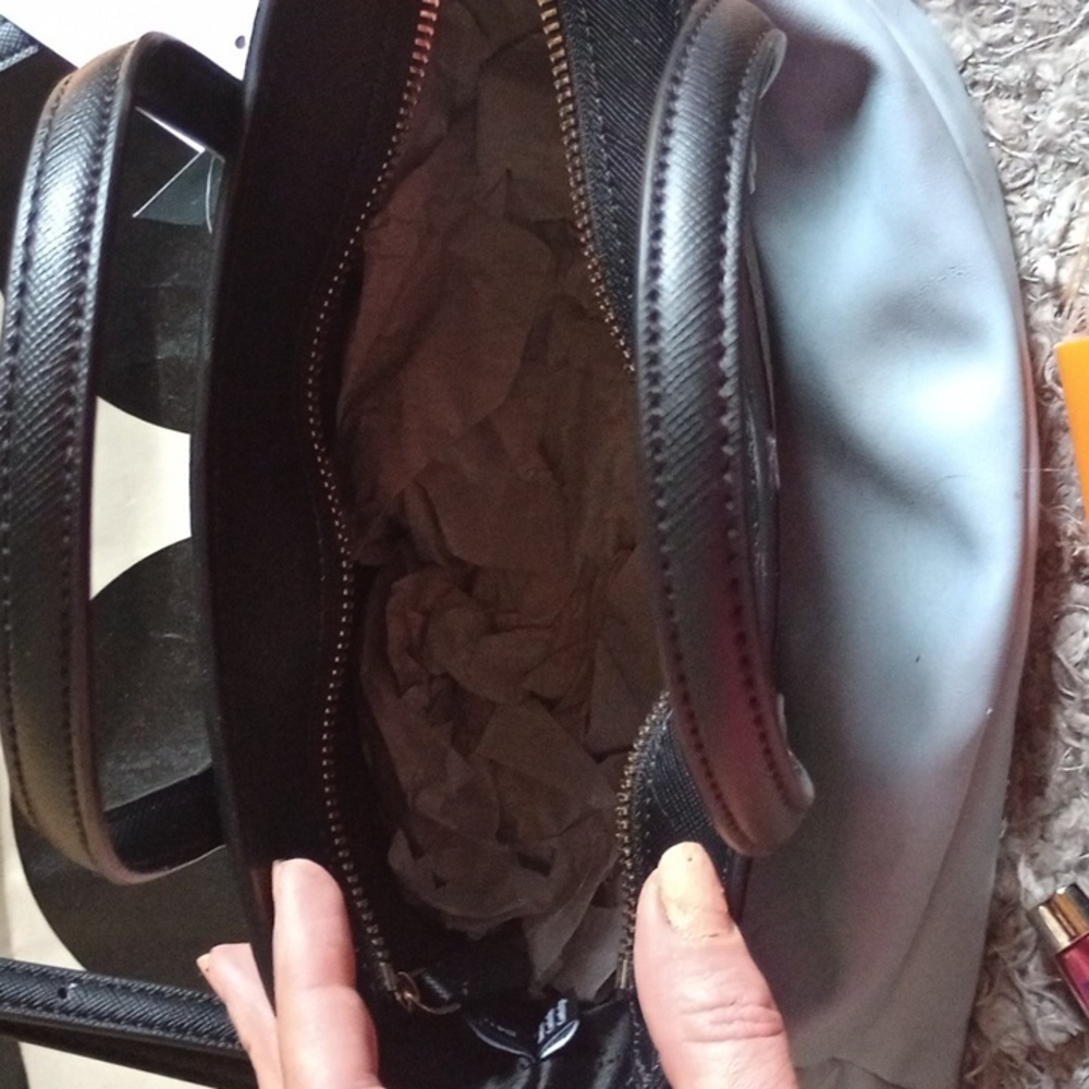 AUTHENTIC KATE SPADE BLACK 🖤 w/ lite shimmer "Glimmer Glitter Matte" - Picture 6 of 8